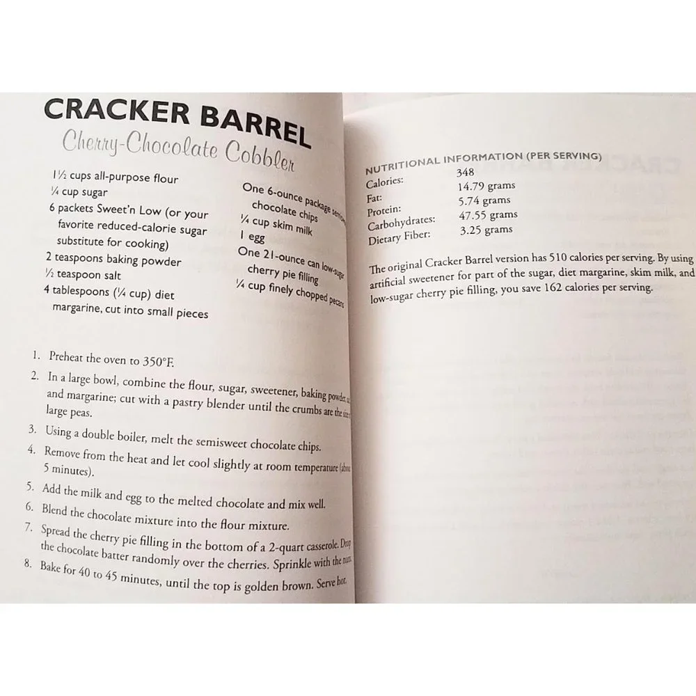 COOKBOOK: America's Most Wanted Recipes Without the Guilt 2011